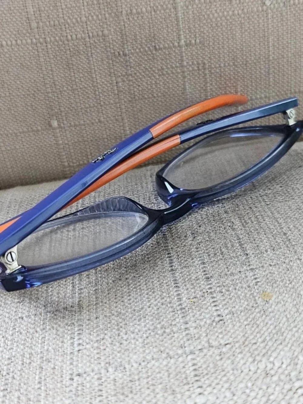 Ray-Ban Youth Glasses Frame Eyewear RB1586 3775 Eyeglasses Navy Blue/Orange